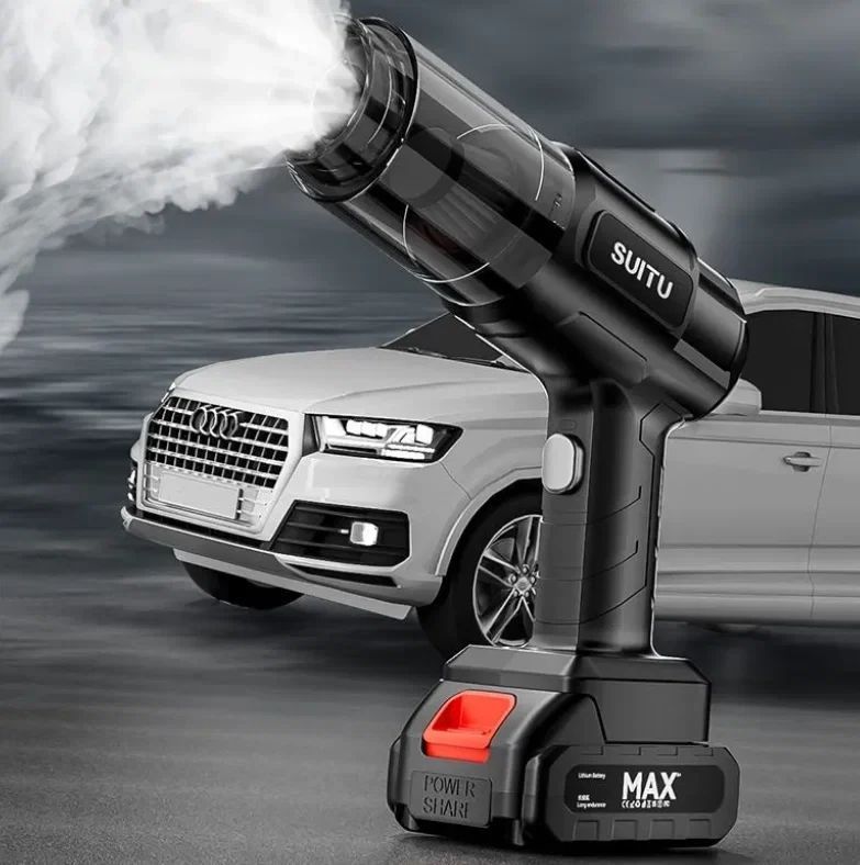 Автомобільний пилосос портативний бездротовий акумуляторний 2АКБ Dust collector RD-1821