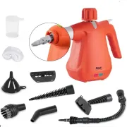 Пароочисник на 1000Вт 350 мл з різними насадками 10 1 RAF R.1372