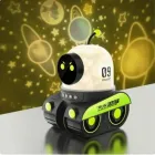 Проектор-нічник "Робот" WH-E03 музичний акумуляторний з Bluetooth та LED-підсвічуванням