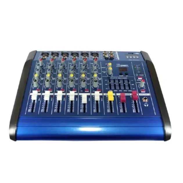 Аудіо мікшер Mixer BT 6300D 7-канальний Підсилювач звуку