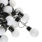 Гірлянда матова кулька 40LED 5м (флеш) 18мм, Новорічна бахрама, Світлодіодна гірлянда, Вулична гірлянда