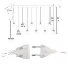 Світлодіодна гірлянда штора зорепад 138LED (гірлянда із зірками): довжина 2,5м (білий колір)