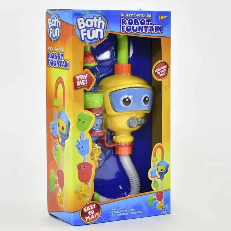Іграшка для купання Водоспад Water Spraying Robot Fountain