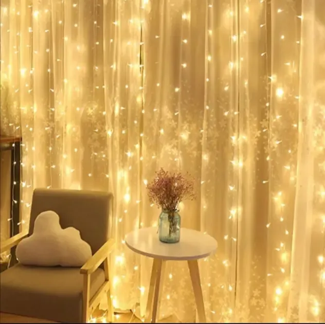 Гірлянда водоспад 320-400L 3X3М із заглуш. (10Х32ЛАМП) теплий RD-7152