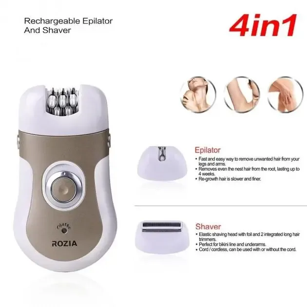 Епілятор пемза Rozia Hb-6006  4 в 1