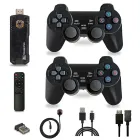 Ігрова ТВ приставка Game Box 8K 8X M98 Smart TV Stick 64GB геймстик з геймпадами + 10000 вбудованих ігор