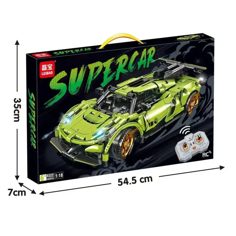 Конструктор LEIBAO автомобіль, Лего конструктор машина на пульті управління