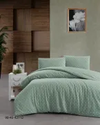 Зелений Тепла постільна білизна / байкова євро розміру фланель 100%-бавовна Туреччина Cotton Collection