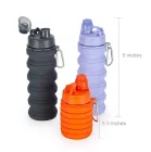 Силіконова складна пляшка 500 мл, пляшка для спорту