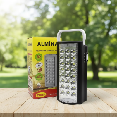 Ліхтар Лампа Almina Переносний Світлодіодний LED з Повербанком