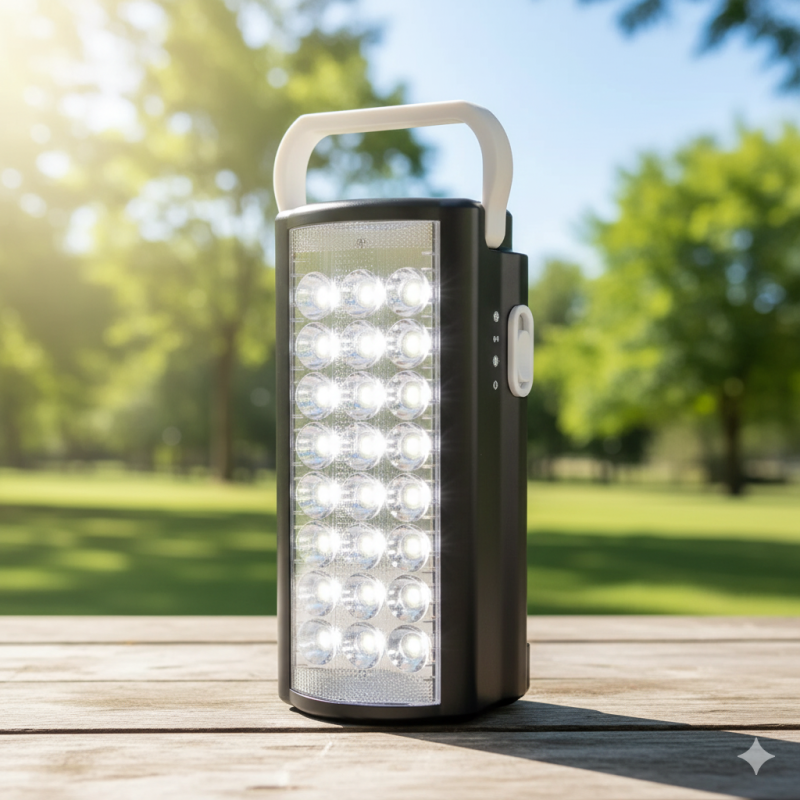 Ліхтар Лампа Almina Переносний Світлодіодний LED з Повербанком