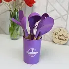 Набір кухонного приладдя силіконовий  Kitchen Set RB-2239 фіолетовий (12 предметів)