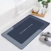 Міцний вологостійкий килимок для ванни Shower Room інноваційний діатомітовий супервсмоктуючий 80*50 см