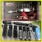 Фен-стайлер для волосся 10 в 1 Gemei GM-4833, фен щітка, багатофункціональний стайлер