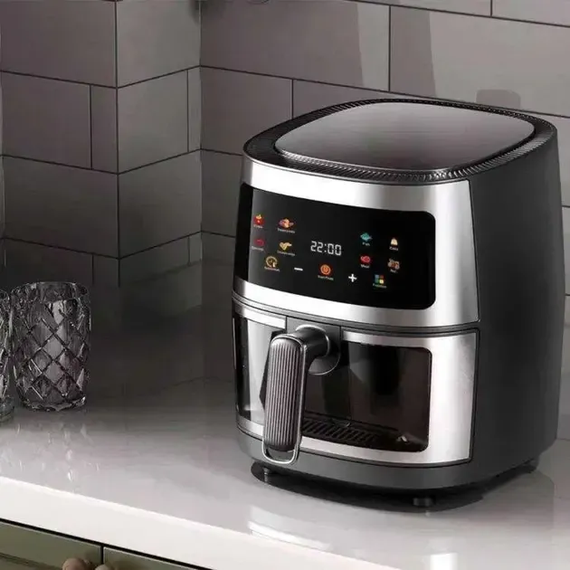 Фритюрниця без олії мультипіч 3500W ZP-111 сенсорна аерофрітюрниця з таймером 7л.