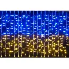 Патріотична гірлянда штора Прапор України 3*3 м 160 LED класична IP44