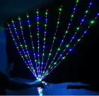 Новорічні гірлянди. Гірлянда водоспад 320-400L 3x3м (10х32 Ламп) Мікс (7149)