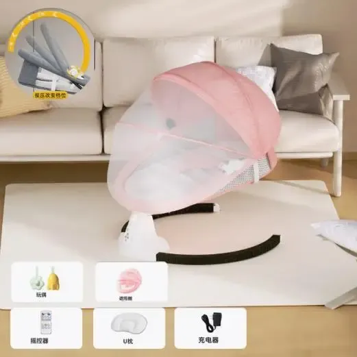 Заспокійливе крісло-гойдалка/колисковий шезлонг WX-088A