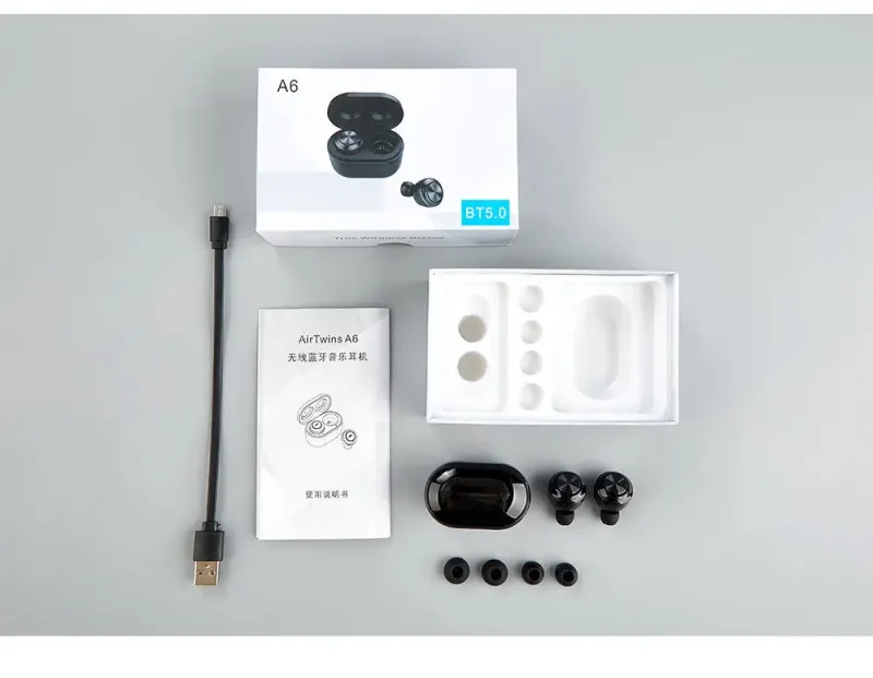 Бездротові навушники гарнітура А6 Bluetooth