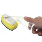 Щітка з ручкою для посуду з дозатором для миючого засобу