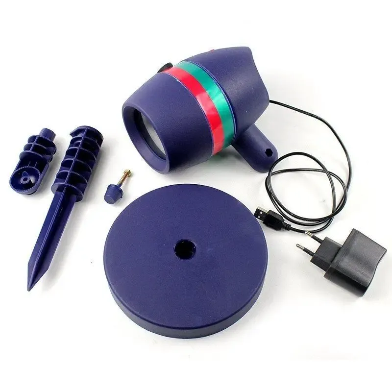 Вуличний новорічний лазерний проектор Star Shower Motion Laser Light