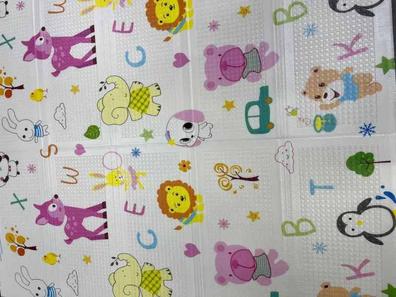 Звірята/Жираф Дитячий розвиваючий двосторонній термо килимок 180*150