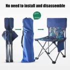 Стіл + 2 стільці STD-02 стіл складаний прямокутний коричневий, (Д530 * Ш550 * В500мм), стільці метал + тканина (40 * 40 * 35), сумка