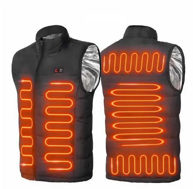 Жилет із USB підігрівом, 9 зон обігріву XXL