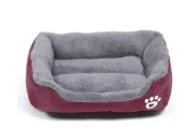 Лежанка - пуф для котів та собак Червона S(40*25)