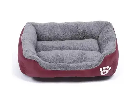 Лежанка - пуф для котів та собак Червона S(40*25)