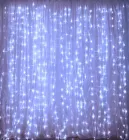 Новорічні гірлянди. Гірлянда водоспад 320-400L 3x3м (10х32 Ламп) Біла (7150)