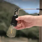 Лампочка з акумулятором + карабін, від USB, BL HK-169C / Підвісна LED лампочка / Ліхтар для кемпінгу