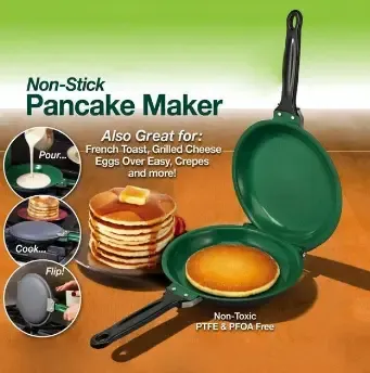 Двостороння сковорода для приготування млинців та панкейків Pancake Maker