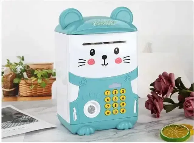 Скарбничка-сейф з кодовим замком та відбитком Милий Ведмедик