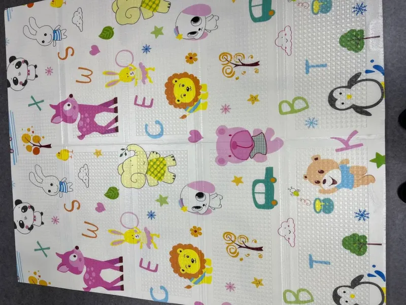 Дорога/Звірята Дитячий розвиваючий двосторонній термо килимок 180*150