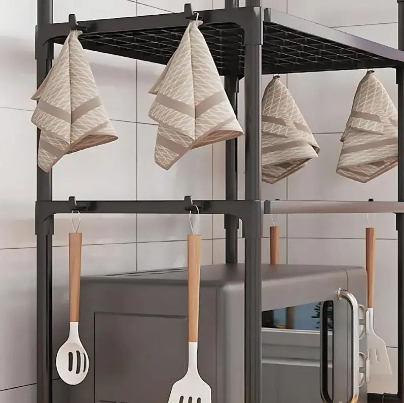 Універсальна полиця-стелаж для мікрохвильової печі 48х26х71 см YH-6616-2