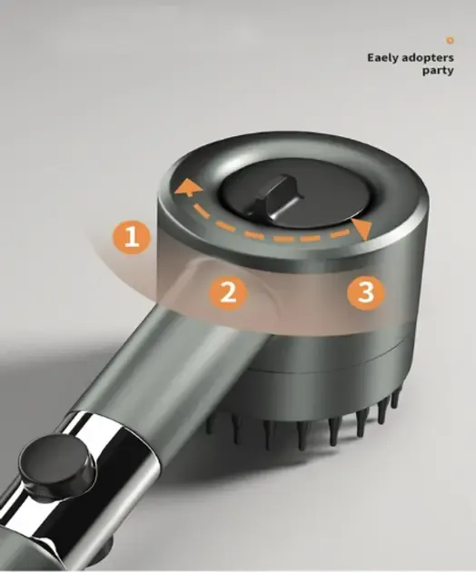 Масажна лійка з обертанням 360° Turbocharged shower head