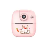 Рожевий Фотоапарат дитячий M4 для миттєвого друку