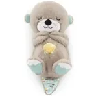 рожева Дихаюча плюшева іграшка видра зі світлом та звуком