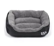 Лежанка - пуф для котів та собак Чорна M(47*35см)