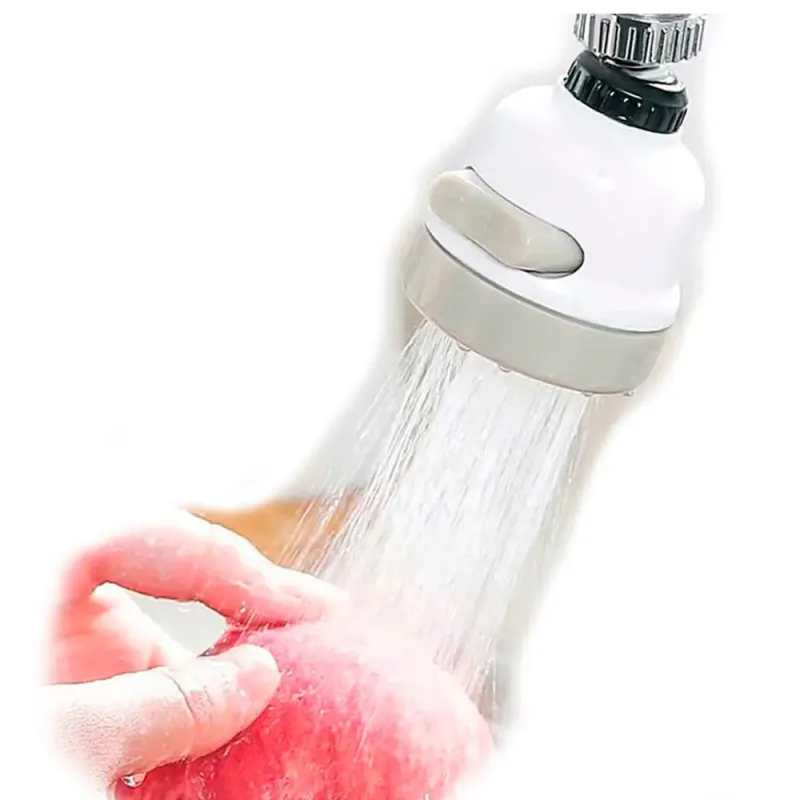 Поворотний аератор-насадка на кран для економії води Homegoods H23 3 режими розпилення, для крана