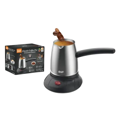 Турка Електрична Кавоварка RAF R150 , електротурка кавоварка із захистом від перегріву 0,5 л, 600Вт
