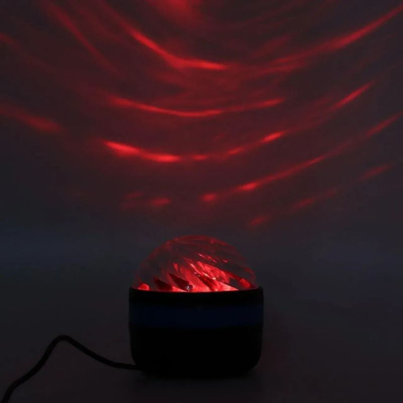 Нічник-проектор зоряного неба RGB + пульт ДК, від USB, AT-0  Світлодіодна обертова лампа