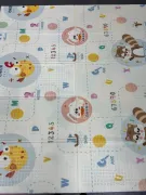 Звірята/Англійський алфавіт Дитячий двосторонній термо килимок 180*200 в сумці