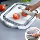 Обробна дошка 2 в 1 Chopper Дошка-миска, дошка контейнер, силіконова дошка