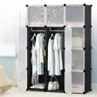 Пластикова складана шафа Storage Cube Cabinet 12 секцій