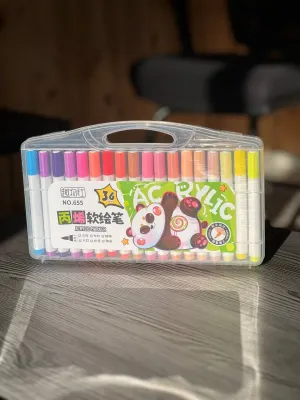 Акварельні маркери 36 кольорів Water Brush