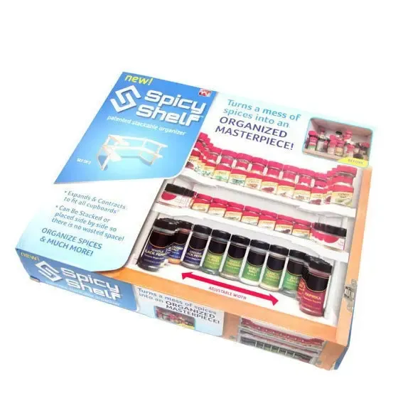 Багатофункціональний органайзер полиця для спецій та банок Spicy Shelf (Спайсі Шелф)