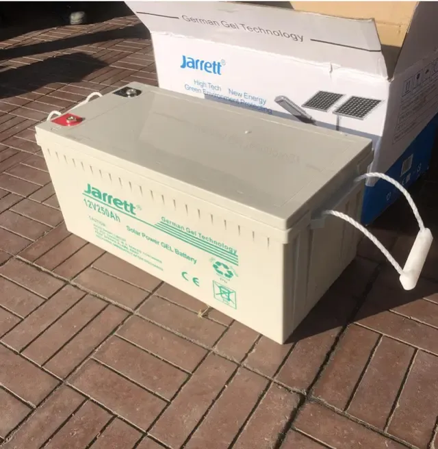 Гелевый аккумулятор 250 ампер 12V, 250Ah для котла Jarrett / Акумуляторна батарея для сонячних панелей, ДБЖ