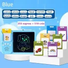 Монтесорі для вивчення англійської мови 2в1 інтерактивний планшет і кольорова LCD дошка для малювання 510 слів мишка Рожевий